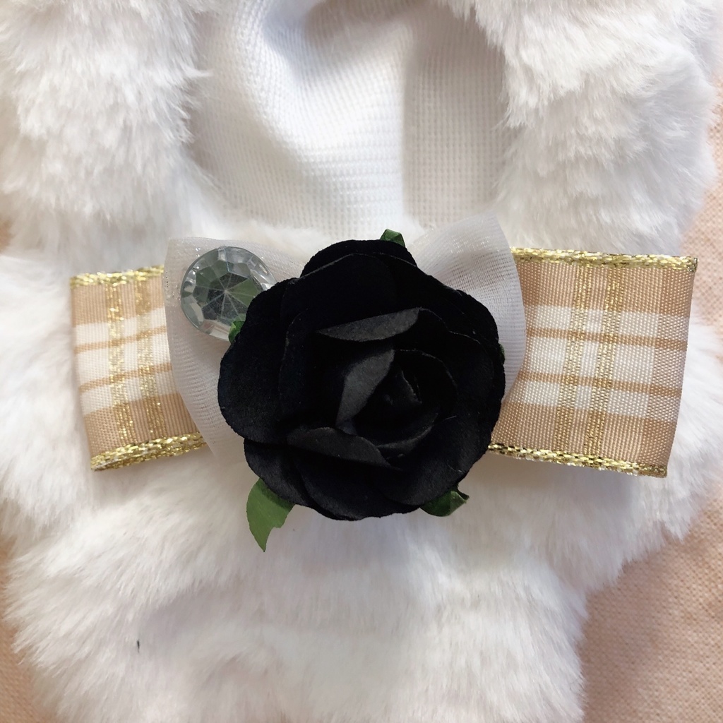 推し活 ♡ぬい服♡白♡ふわふわ!くまちゃん♡ 14㎝〜16㎝