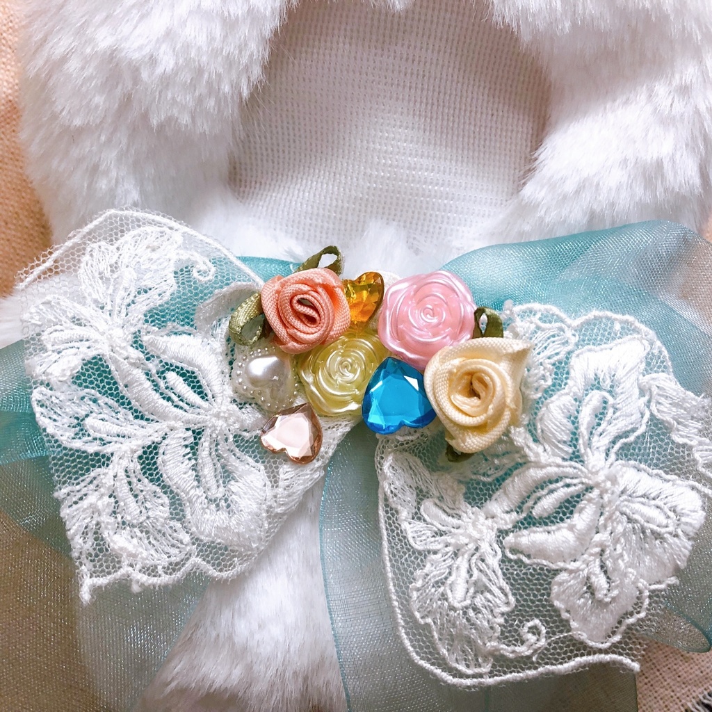 SALE ぬい服♡白♡ふわふわ!うさぎ♡ 14㎝〜16㎝