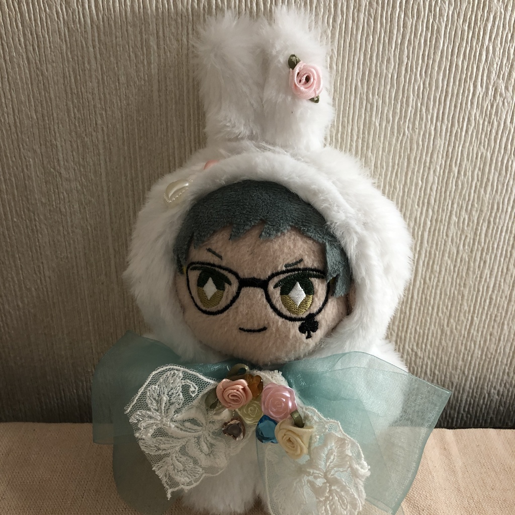 SALE ぬい服♡白♡ふわふわ!うさぎ♡ 14㎝〜16㎝