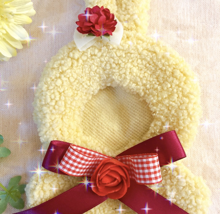 もこふわ!ぬい服♡パステルイエロー♡うさぎちゃん♡あんスタ ♡ツイステ♡