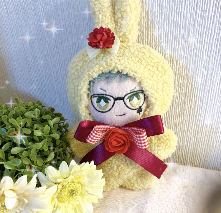 もこふわ!ぬい服♡パステルイエロー♡うさぎちゃん♡あんスタ ♡ツイステ♡