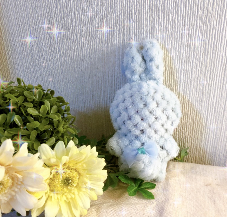 ♡ぬい服♡10cm♡ふわふわ♡水色♡うさぎちゃん♡ツイステ♡