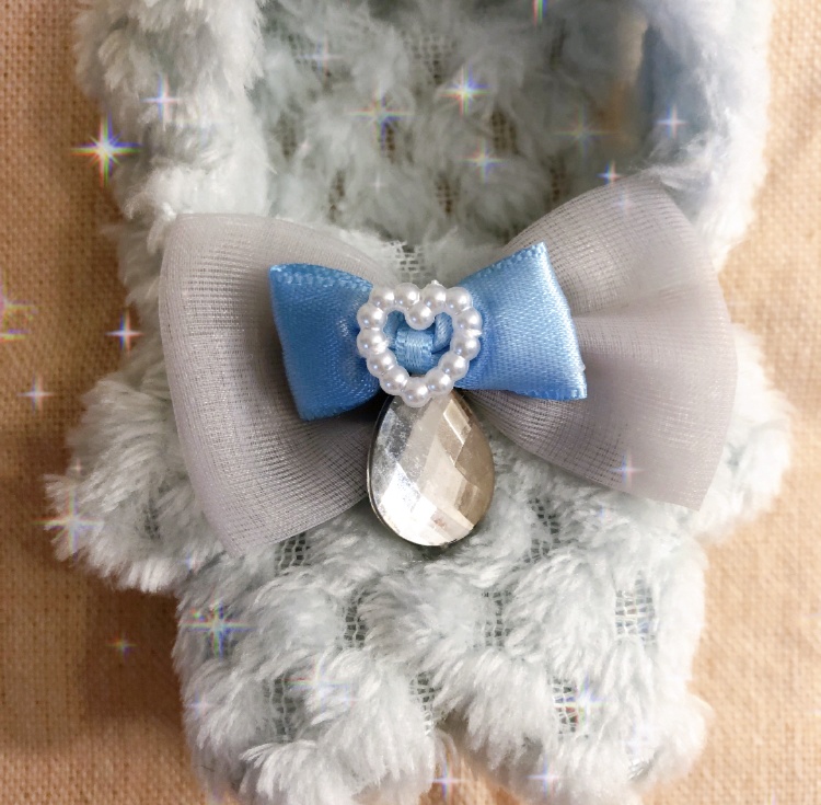 ♡ぬい服♡10cm♡ふわふわ♡水色♡うさぎちゃん♡ツイステ♡