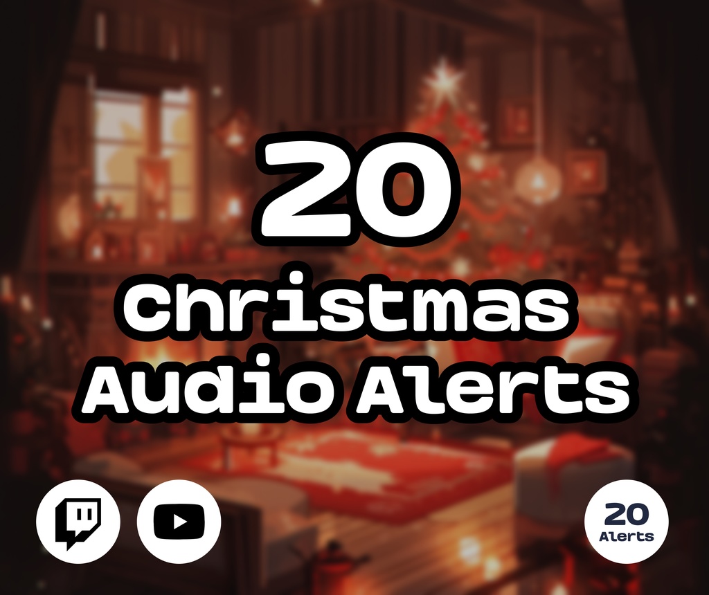 20 Winter Sound Alerts Bundle / 20 個の冬季オーディオ アラート バンドル