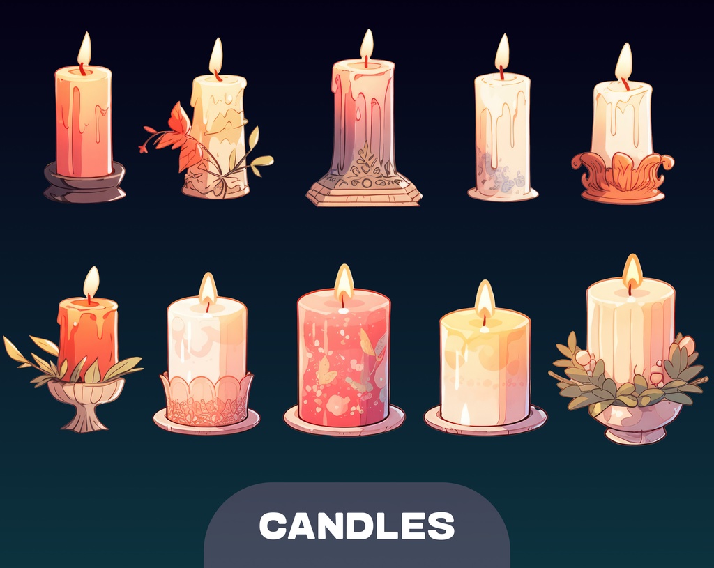 50 VTUBER Table Assets + Bonus! / VTUBER テーブル アセット 50 個 + ボーナス!