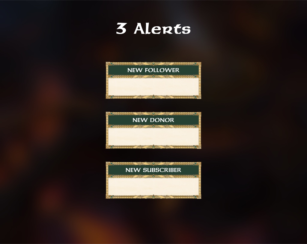 RPG Baldur's Gate Stream Overlay / RPG バルダーズ ゲート ストリーム オーバーレイ