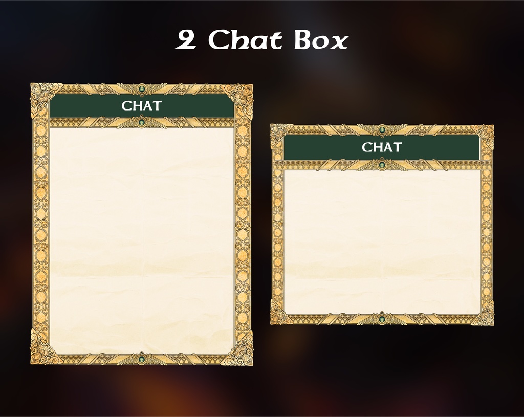 RPG Baldur's Gate Stream Overlay / RPG バルダーズ ゲート ストリーム オーバーレイ