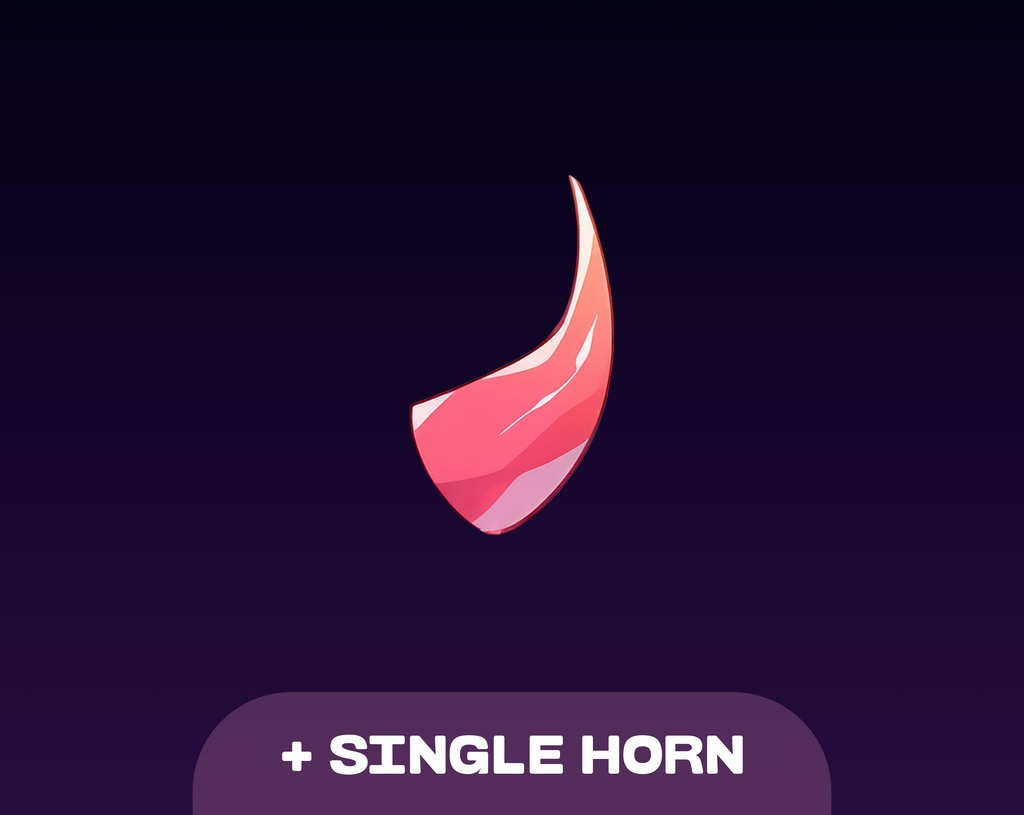Cute VTUBER Demon (Devil) Horns / かわいいVTUBERの悪魔(デビル)の角