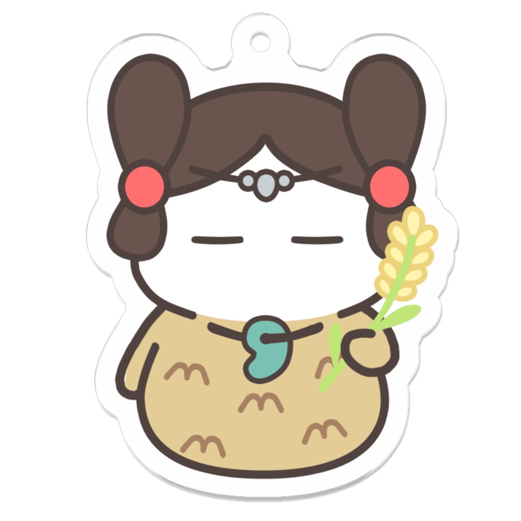 にぎキーホルダー(稲穂①)