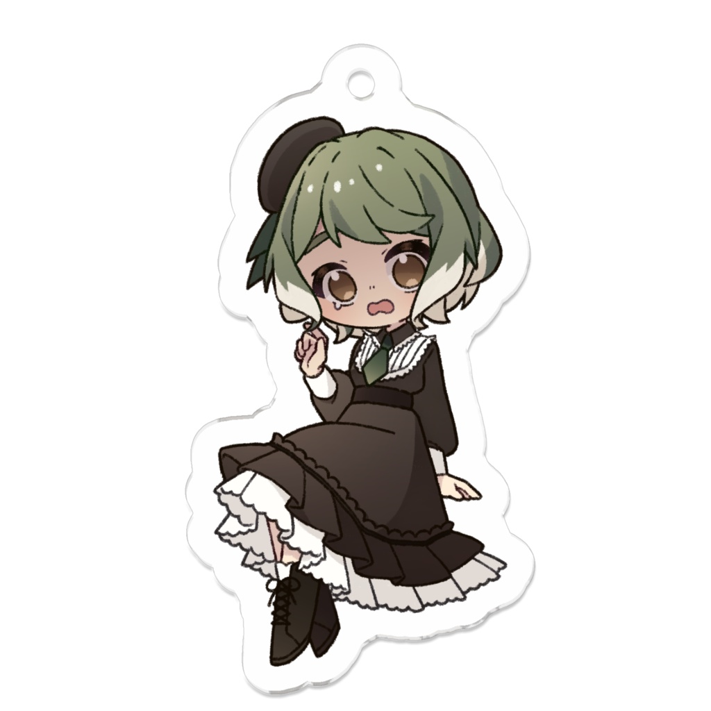 もいもい(怖がる)アクリルキーホルダー