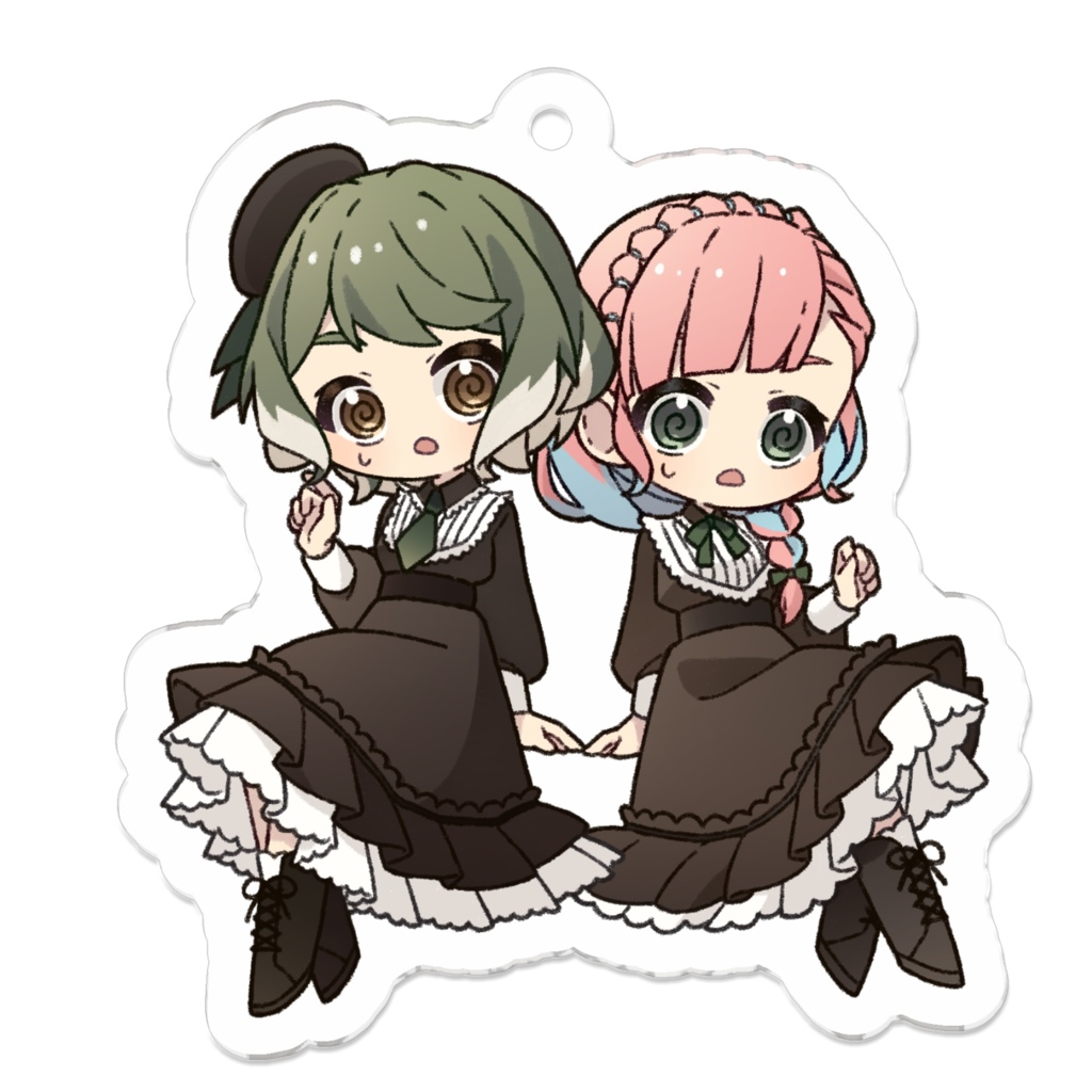 デュオ(びっくり)アクリルキーホルダー