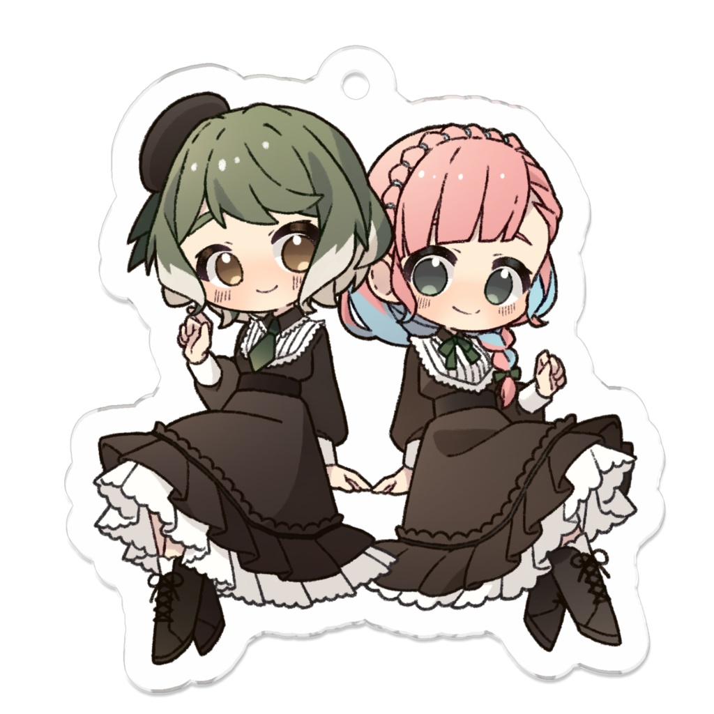 デュオ(照れ)アクリルキーホルダー