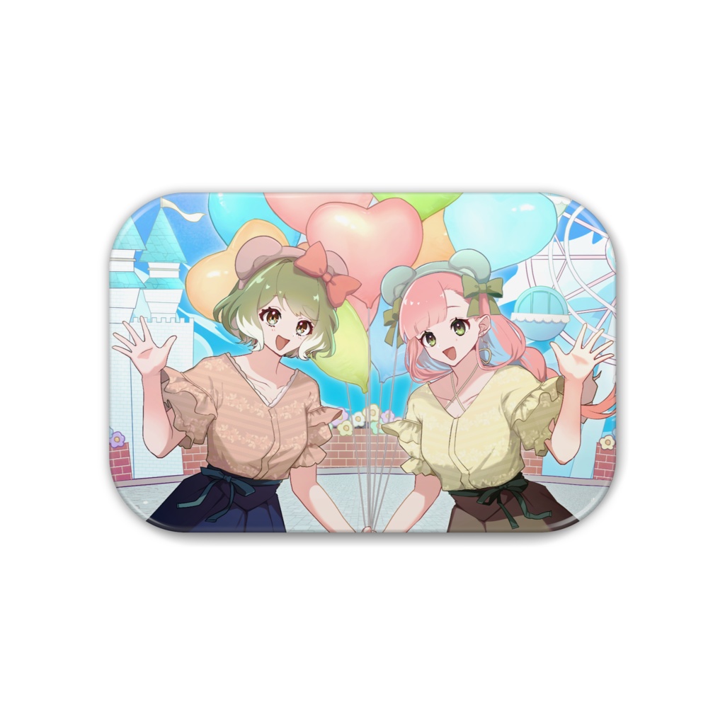 ハーフアニバーサリーまるかく缶バッジ