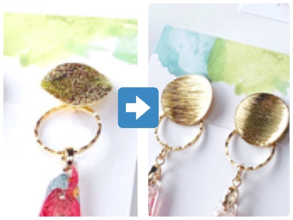 紫陽花の耳飾り