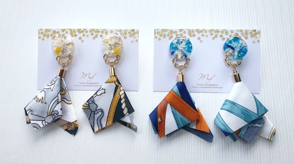 鶴丸国永・一期一振のタッセルイヤリング・ピアス