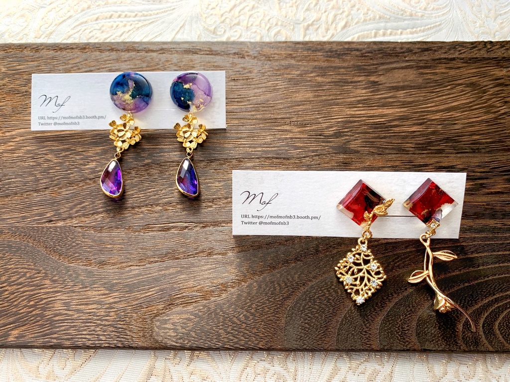 マーブルシリーズ 初期刀イヤリング・ピアス