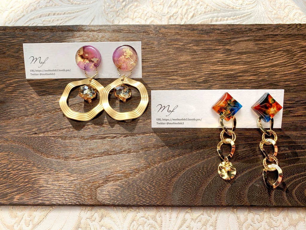 マーブルシリーズ 初期刀イヤリング・ピアス