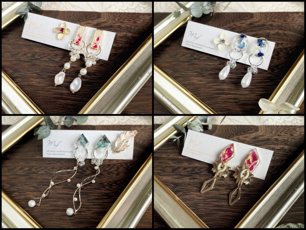 則宗・山鳥毛・姫鶴・加州イヤリング・ピアス