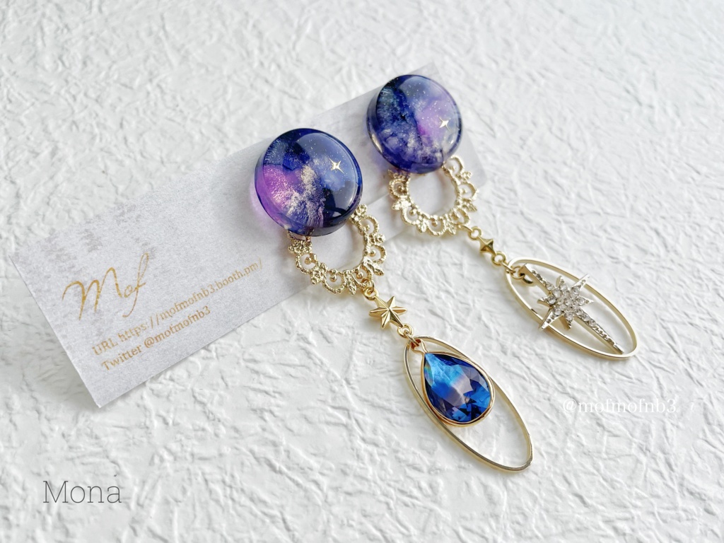 【原神】 蛍・スクロース・クレー・モナイメージイヤリング・ピアス