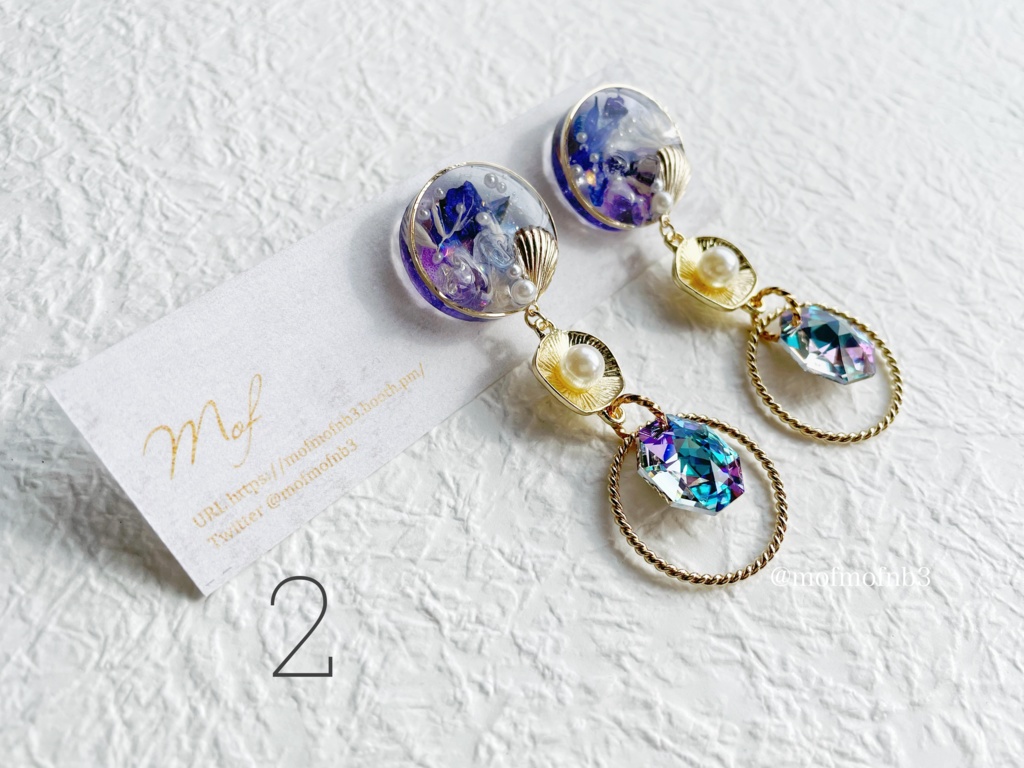 【原神】雷電将軍・八重神子・宵宮・珊瑚宮心海イメージイヤリング・ピアス