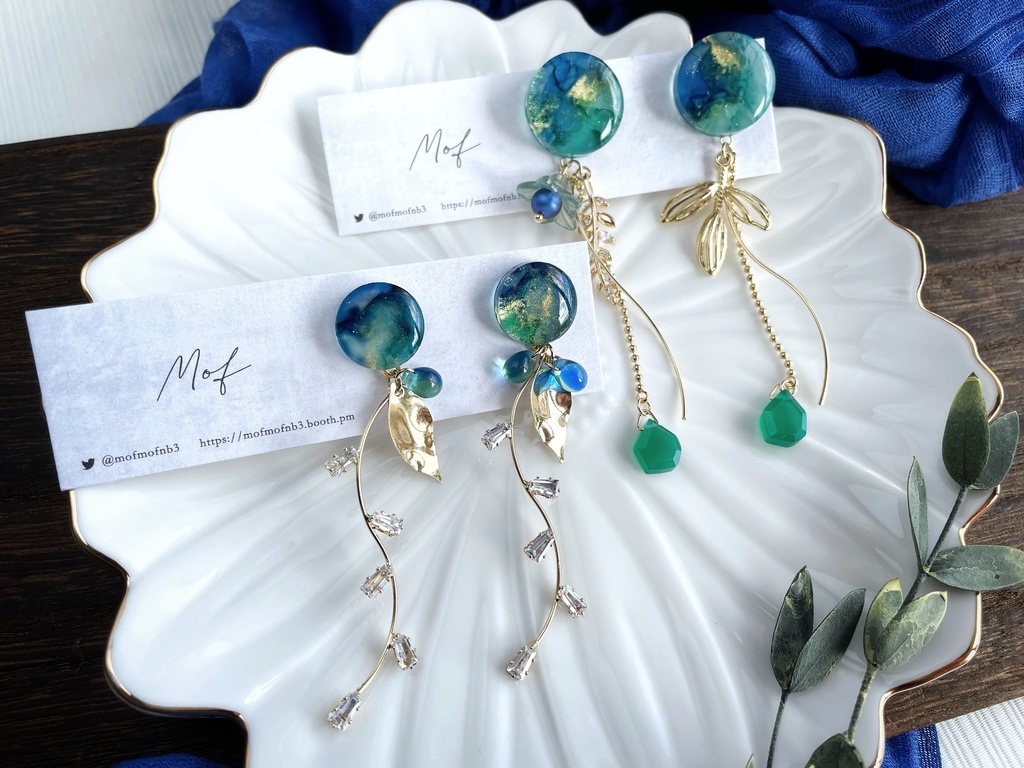 笹貫・大倶利伽羅・千代金丸イヤリング・ピアス