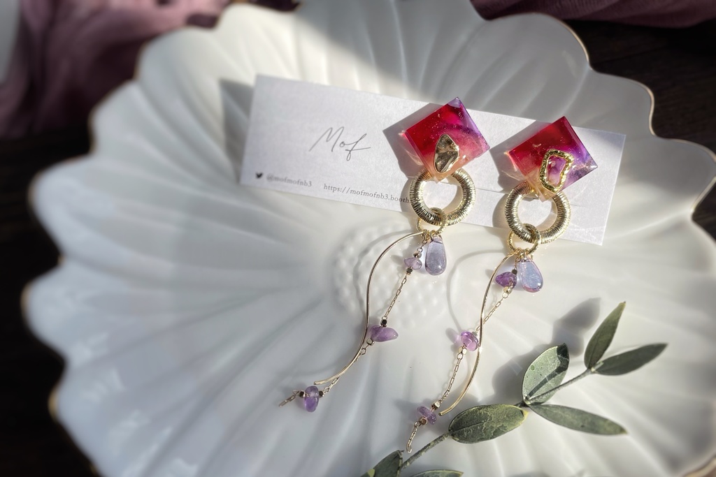 笹貫・大倶利伽羅・千代金丸イヤリング・ピアス