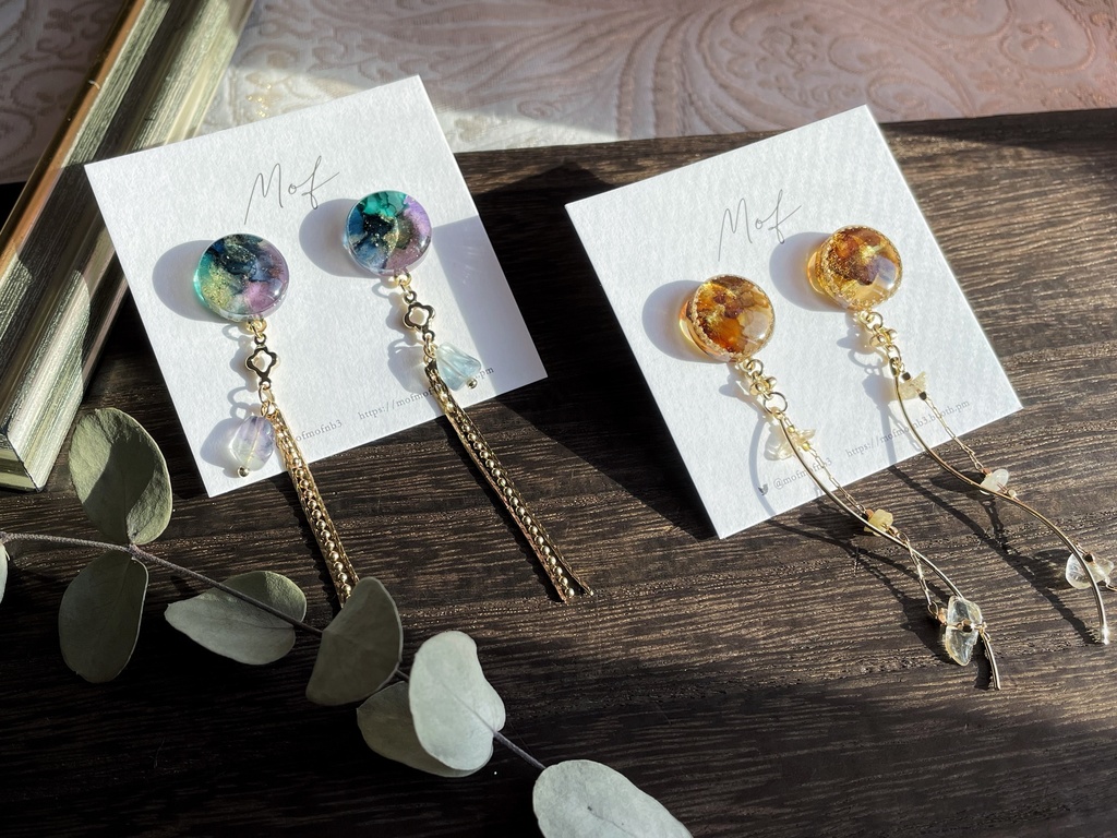 【原神】マーブルイヤリング・ピアス