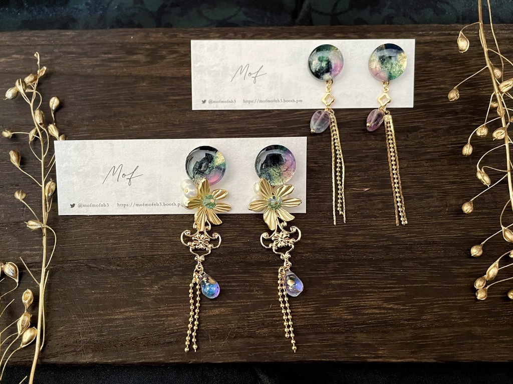 【原神】マーブルイヤリング・ピアス