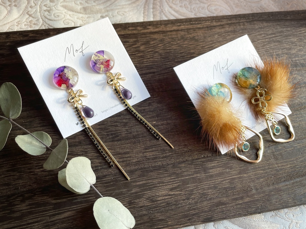 【原神】マーブルイヤリング・ピアス