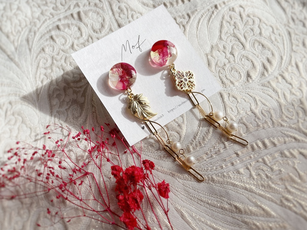 一文字則宗・山鳥毛イヤリング・ピアス