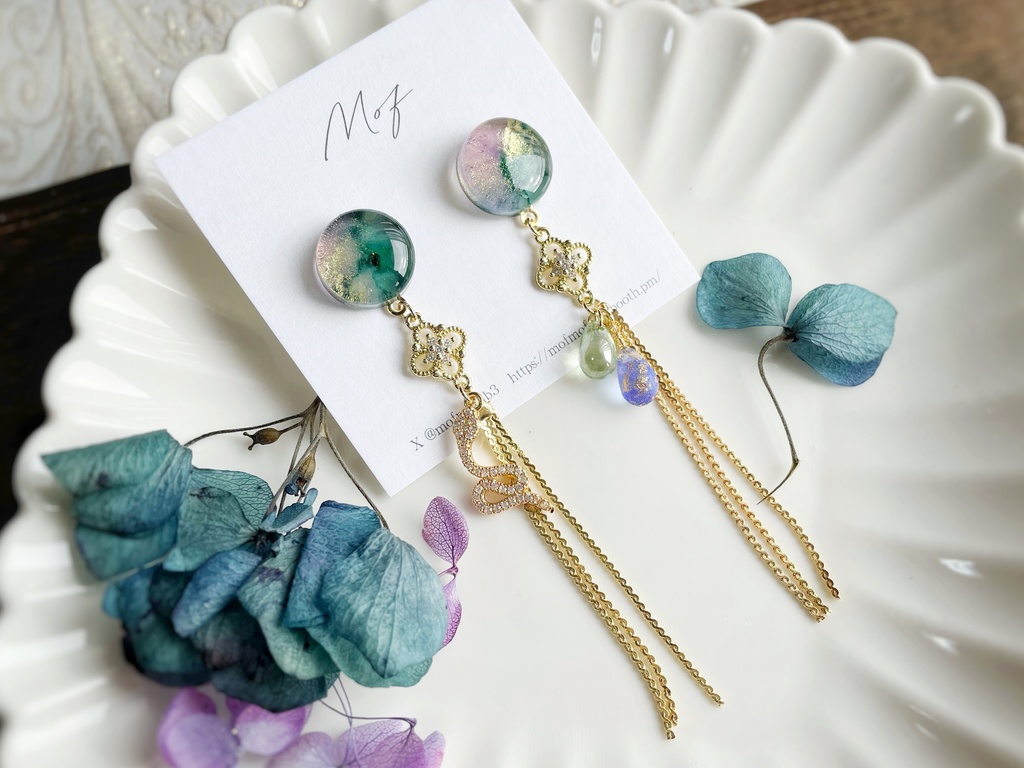 【原神】マーブルイヤリング・ピアス