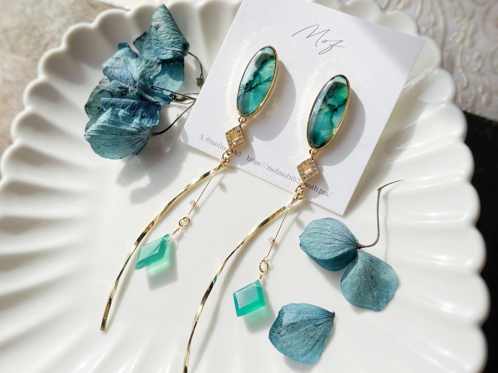 【原神】マーブルイヤリング・ピアス