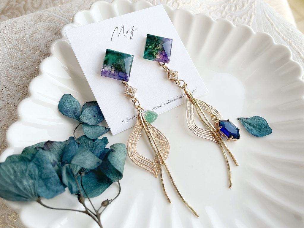 【崩壊スターレイル】アベンチュリンイヤリング・ピアス・ネックレス