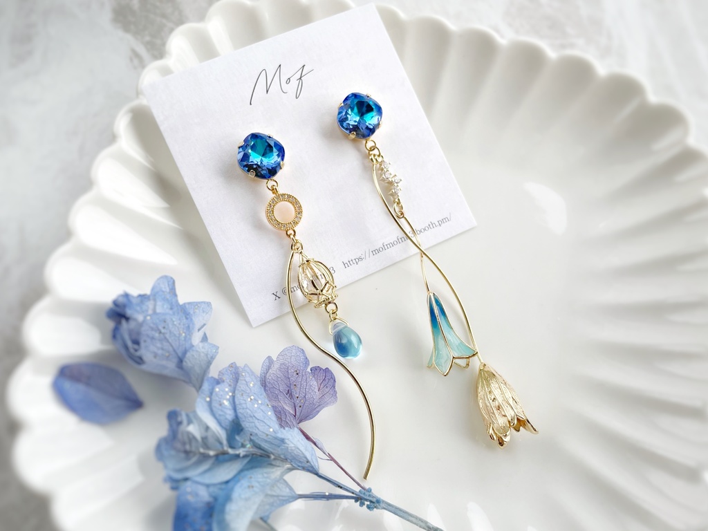 原神 スクエアカット イヤリング・ピアス