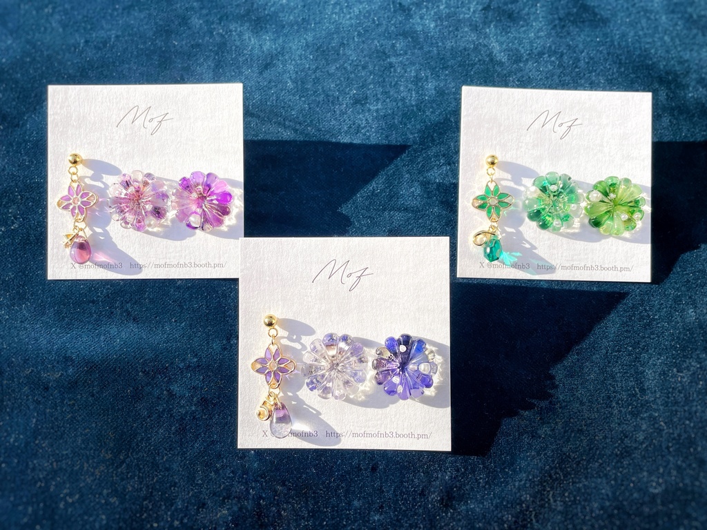 忍たまイメージイヤリング・ピアス学年別・土井・利吉・タソガレドキ