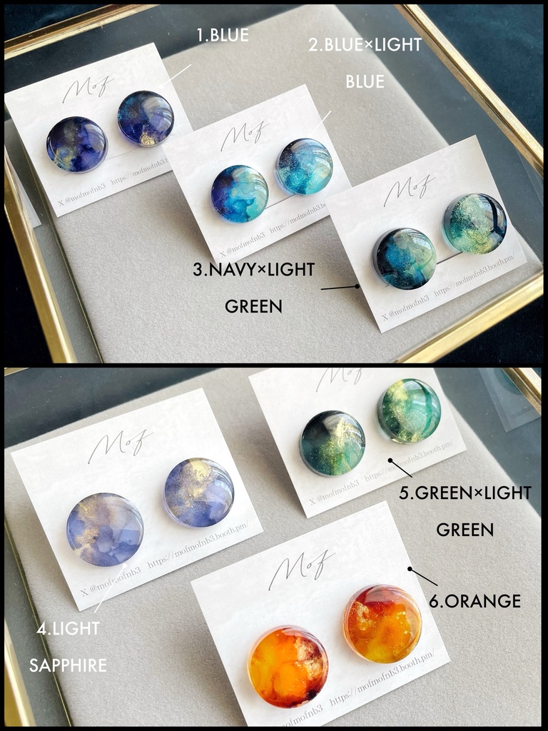 【オリジナル】推しカラーイヤリング・ピアス