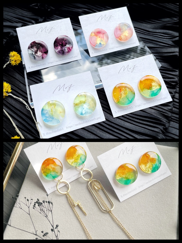 🌈🕒 Oriens 推しカラーイヤリング・ピアス