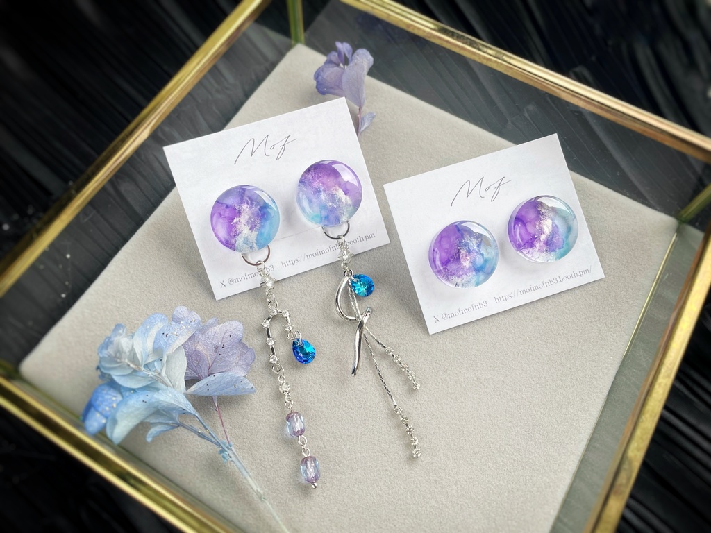 🌈🕒 Dytica 推しカラーイヤリング・ピアス