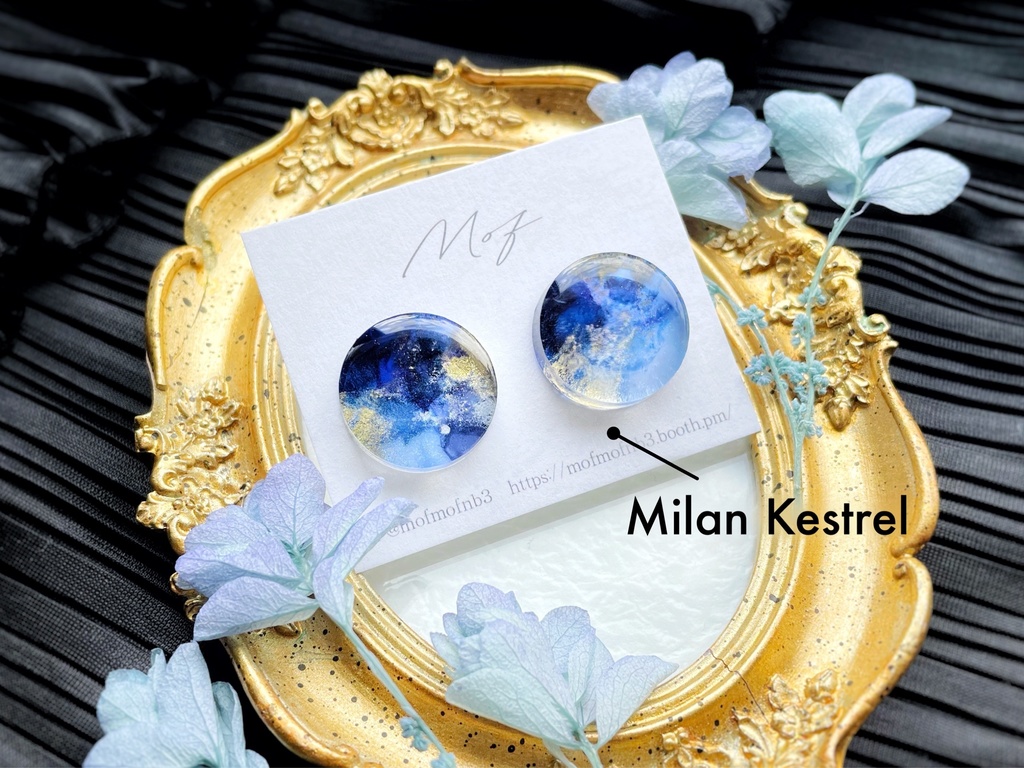 🌈🕒ミラン、ローレン推しカラーイヤリング・ピアス