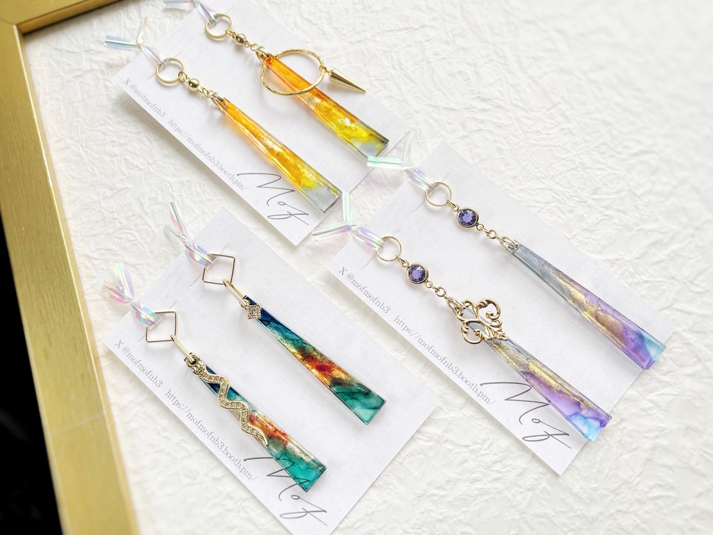 【🌈🕒】くろのわ・すくみイメージイヤリング・ピアス