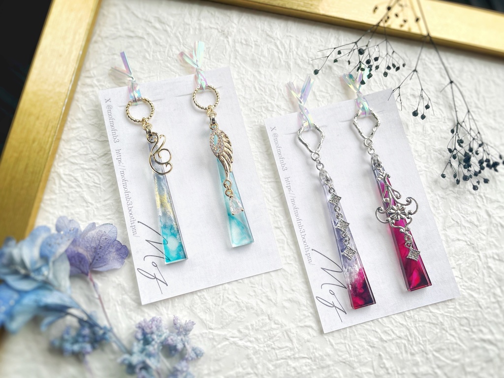 【🌈🕒】くろのわ・すくみイメージイヤリング・ピアス