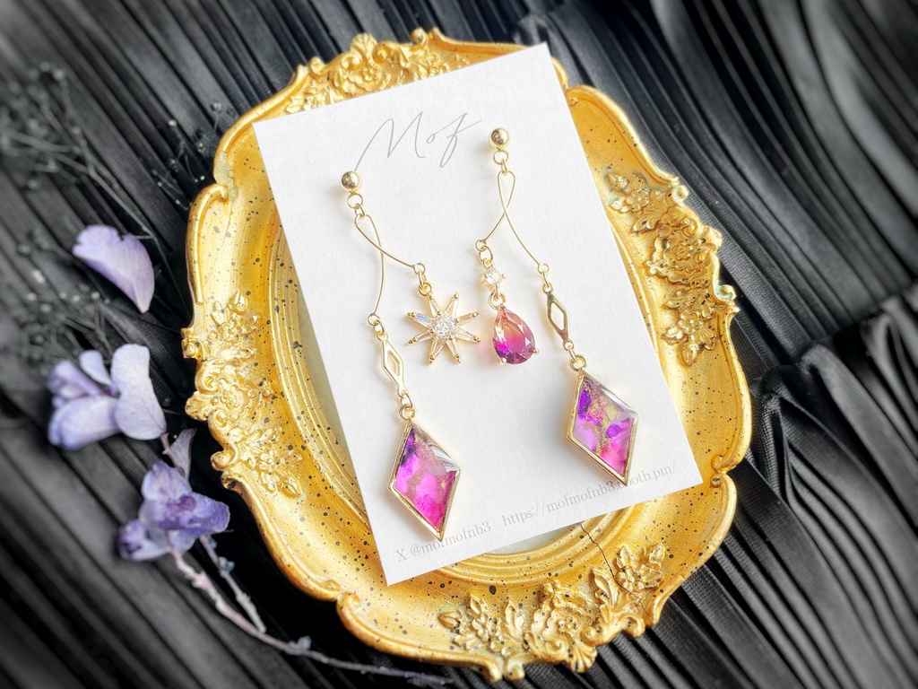 【🌈🕒】ヴォ カフェ組ゆらゆらイヤリング・ピアス