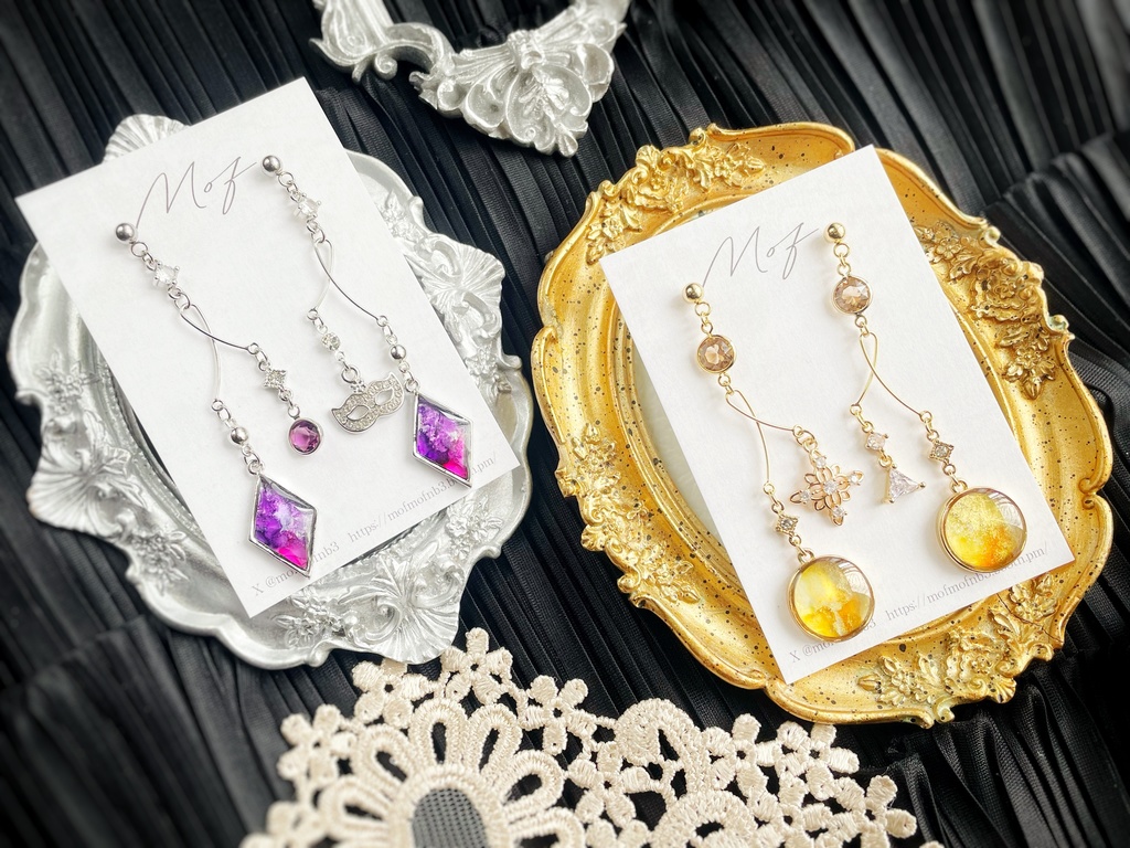 【🌈🕒】ヴォ カフェ組ゆらゆらイヤリング・ピアス