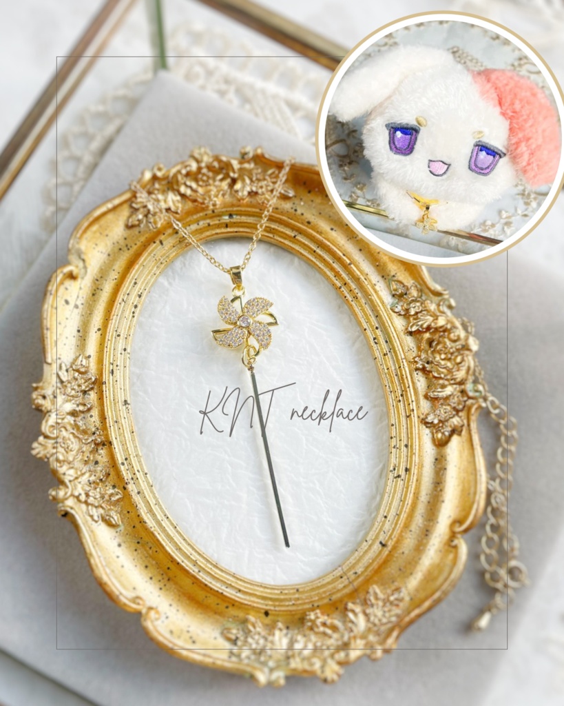 【🌈🕒】KNTネックレス＋いぬぬネックレス