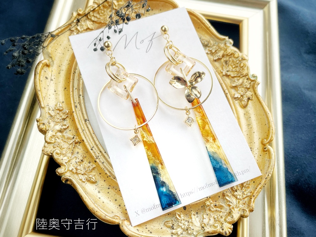 【とうらぶ】マーブルイヤリング・ピアス