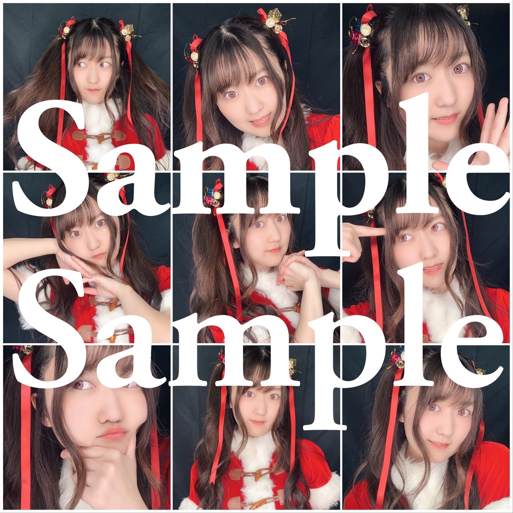 【武田れい】サンタブロマイド5枚セット