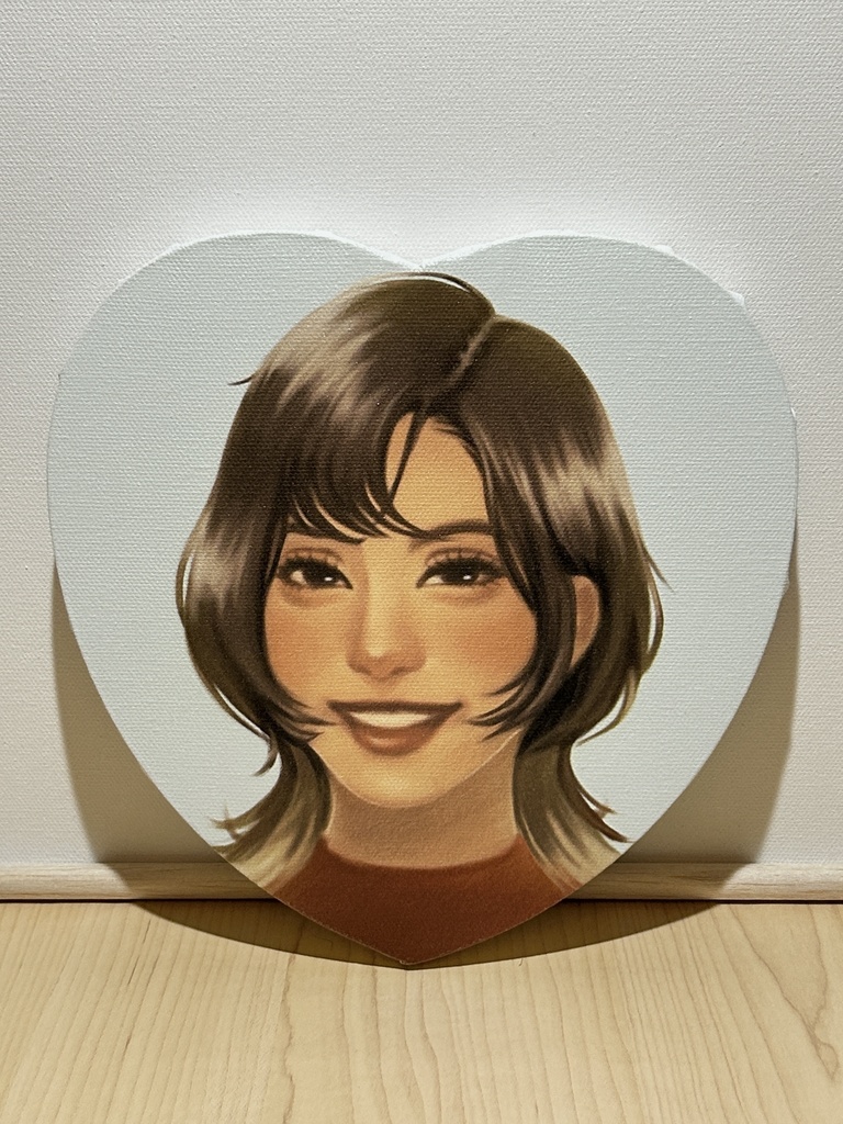 オリジナルイラスト「喜」　プリントキャンバス