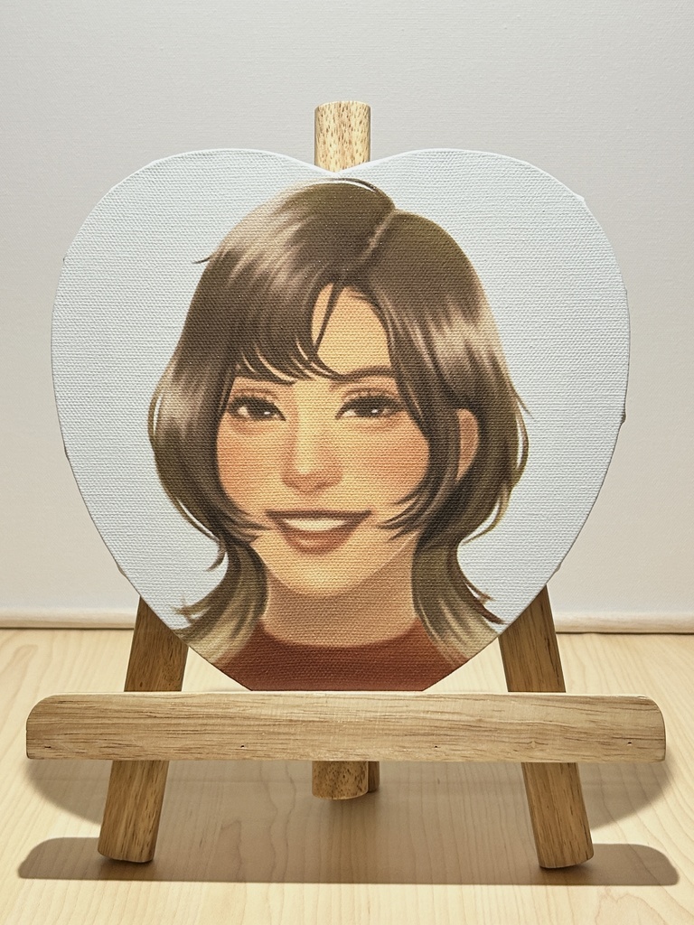 オリジナルイラスト「喜」 プリントキャンバス