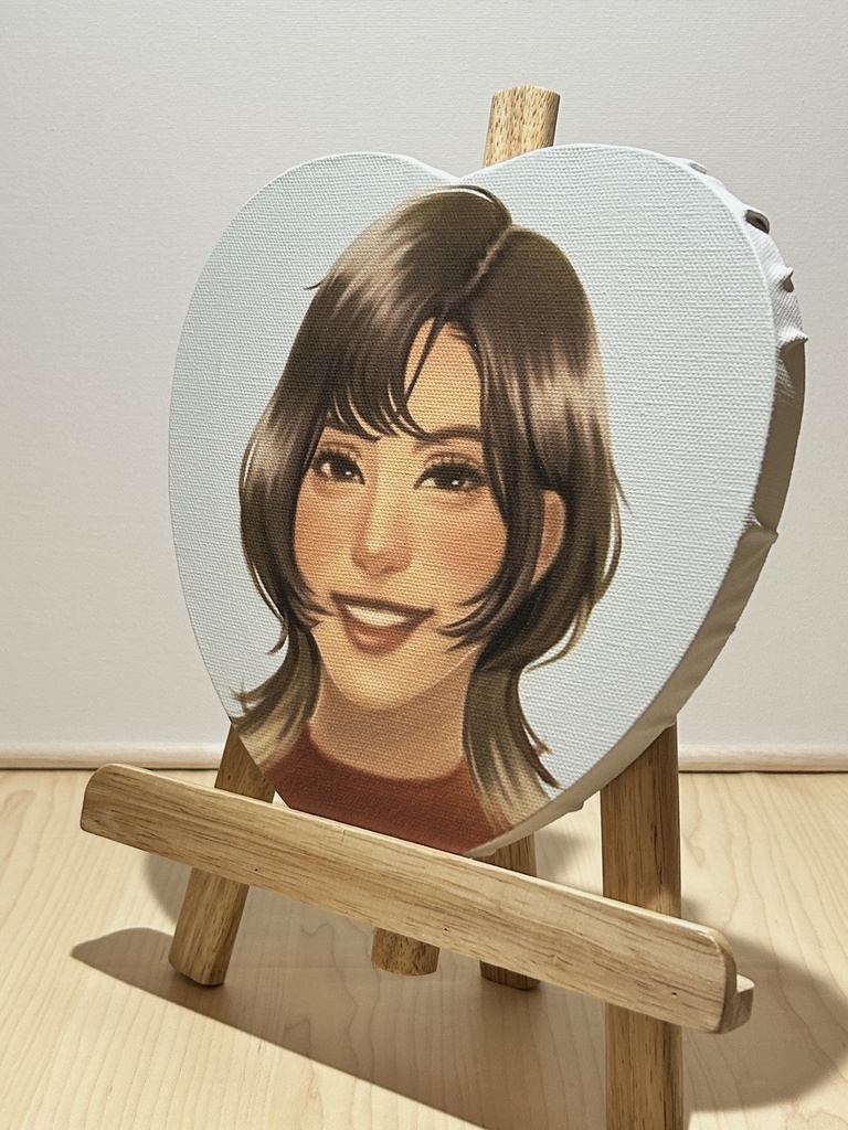 オリジナルイラスト「喜」 プリントキャンバス