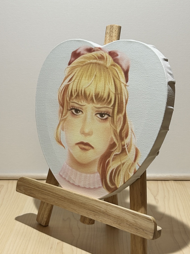 オリジナルイラスト「怒」 プリントキャンバス